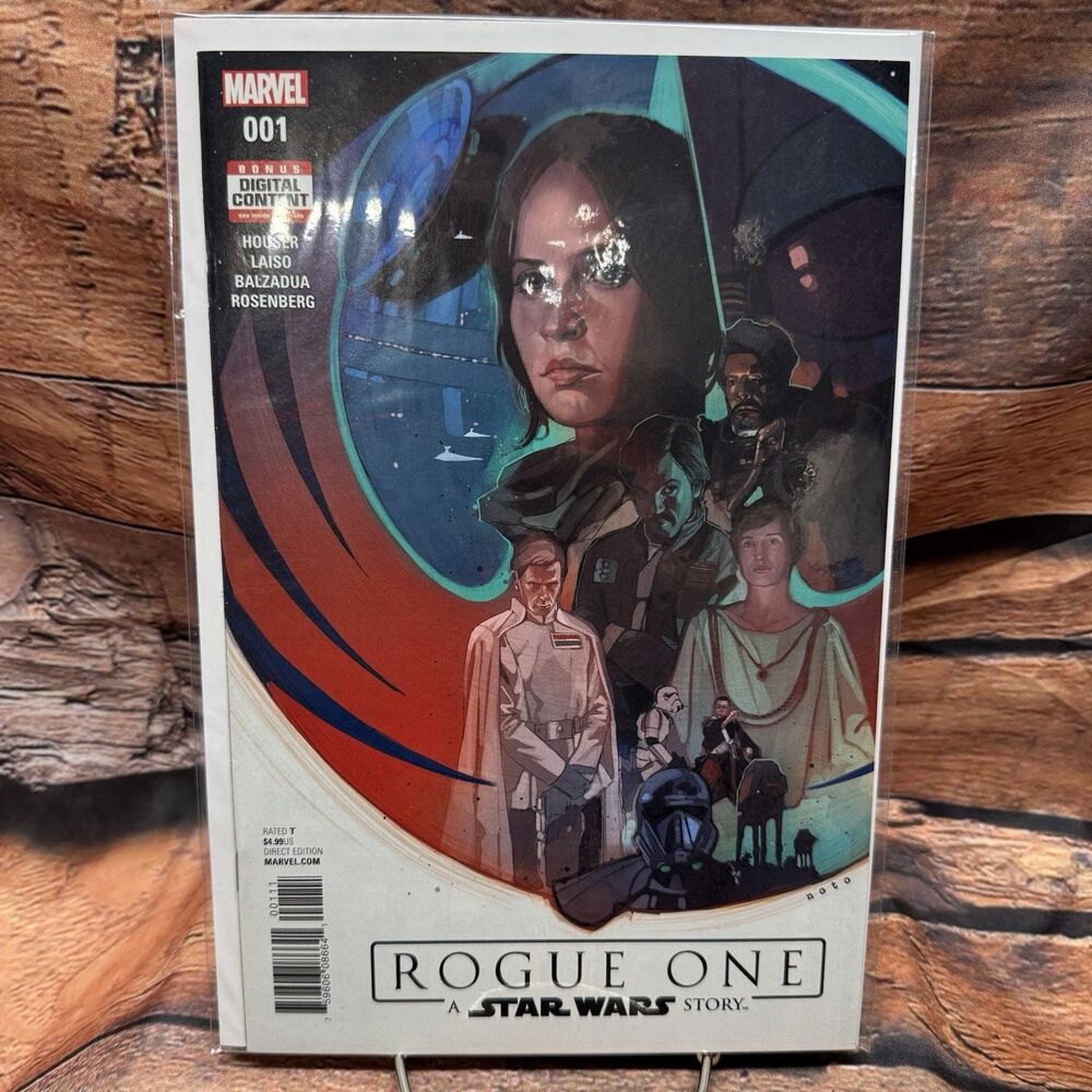 Star Wars Rogue One Adaptation #1 Marvel Comic 2017 1st Jyn Erso Cassian Noto